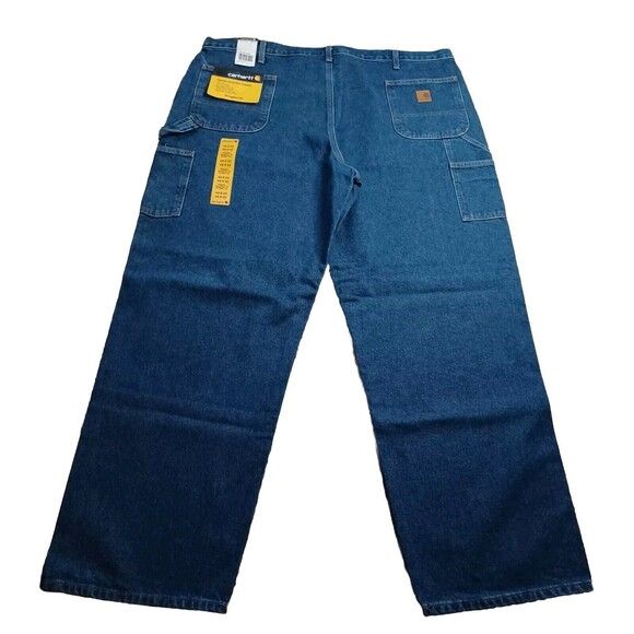 Carhartt Men’s 46x32 Carpenter  Original  Dungaree Fit Straight Leg - Picture 2 of 10
